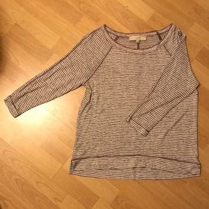 Striped casual top by Ann Taylor LOFT